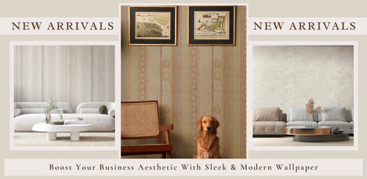 BOOST YOUR BUSINESS AESTHETIC WITH SLEEK AND MODERN WALLPAPER