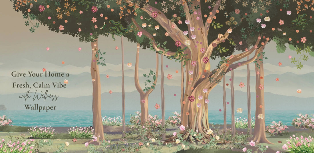 Give Your Home a Fresh, Calm Vibe with Wellness Wallpaper
