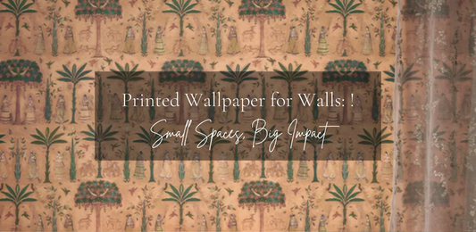 PRINTED WALLPAPER FOR WALLS: SMALL SPACES, BIG IMPACT