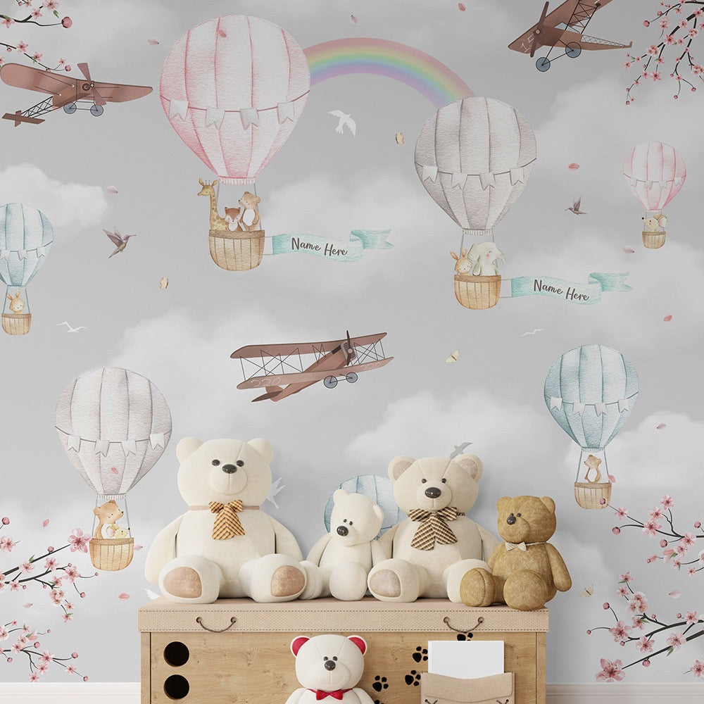 Sky Adventure Wallmural kids room wallpaper