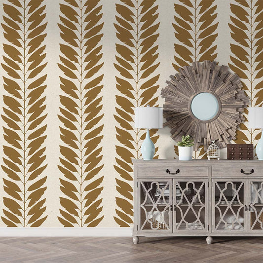 Golden Leaves wallpaper for walls