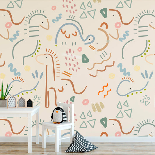 Ohh Doodles! Wallpaper for kids room