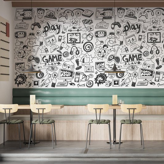 Cafe Canvas Mural Wall Art