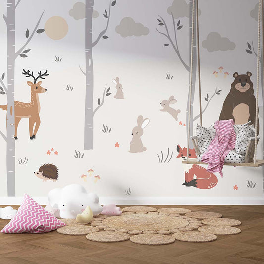 Woodland Friends wallpaper