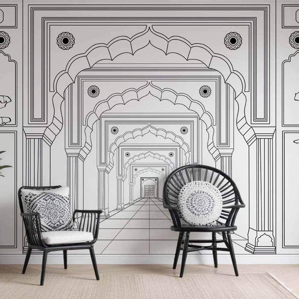 Jaipur Palace Custom Wallpaper for Walls