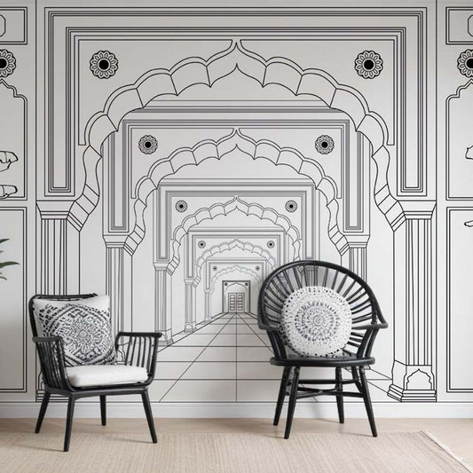Jaipur Palace Custom Wallpaper
