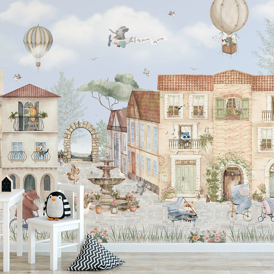 Musical Animals City Wallpaper