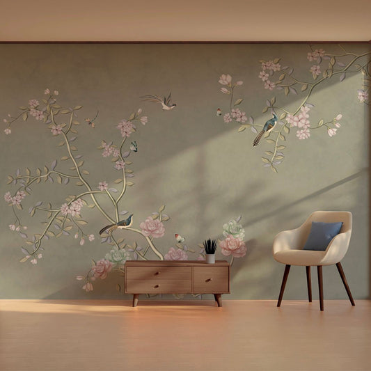 Radiant Branches Wall Mural wellness