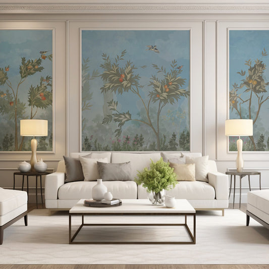 Vintage Haze Tropical wallpaper