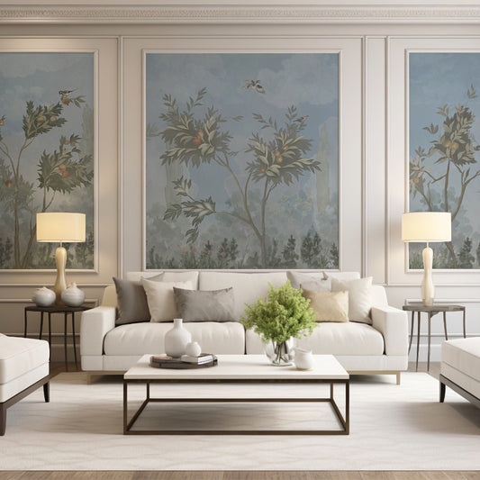 Vintage Haze Tropical wallpaper