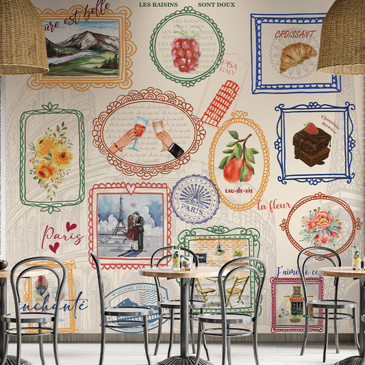 Vintage Paris Vibes Wallpaper