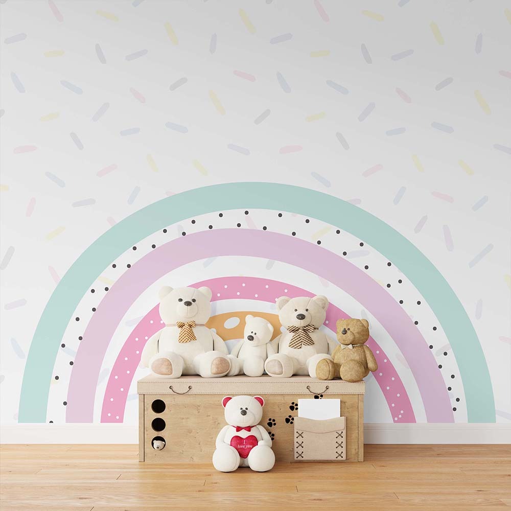 Rainbow Dreams Kids room wallpaper