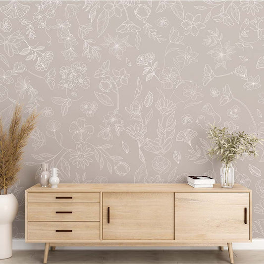 Botanical Blossoms Wall mural