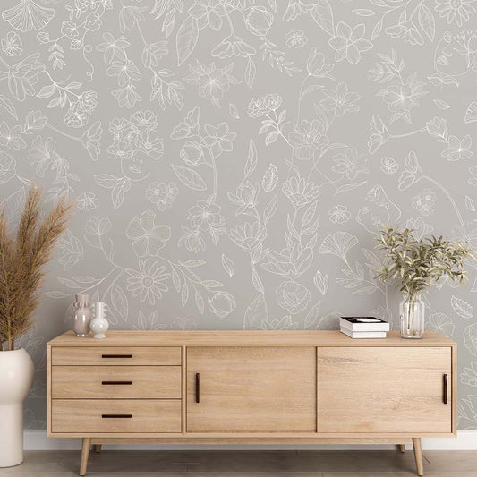 Botanical Blossoms Wall mural