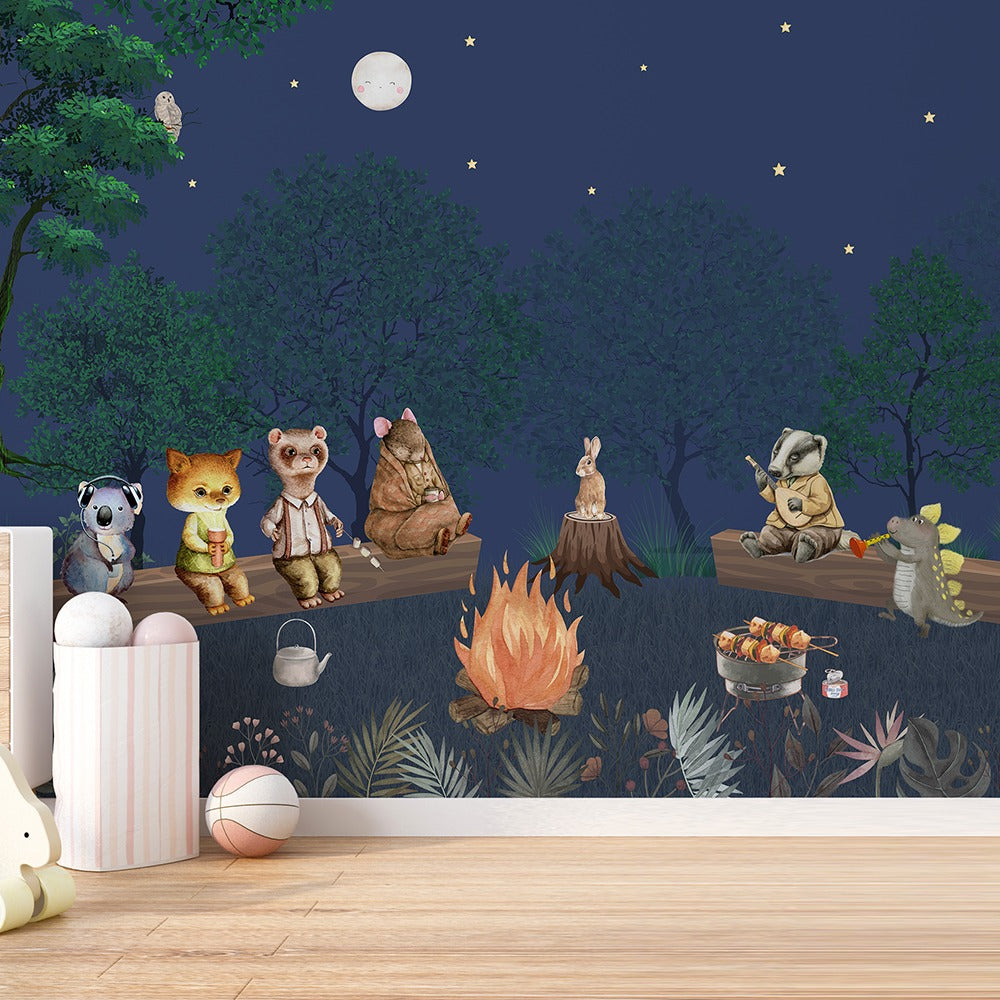 Bonfire Tales Wall Mural