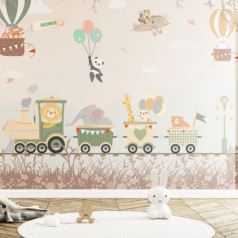 Journey to the Clouds Wall Mural for kids Room