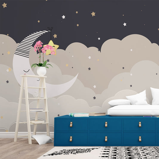 Kids Night Sky Mural Wall Art