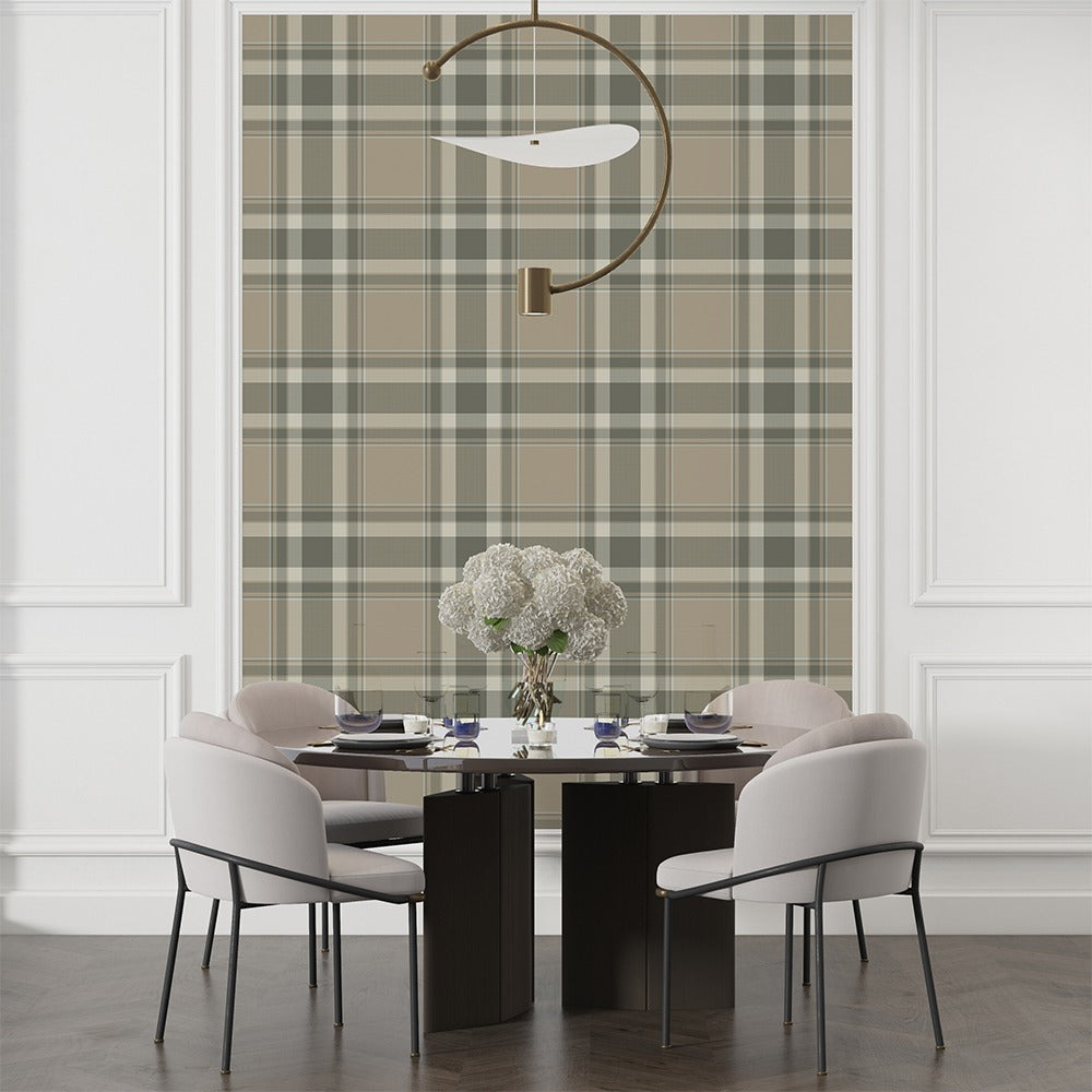 Plaid Checks Wall Art Decor