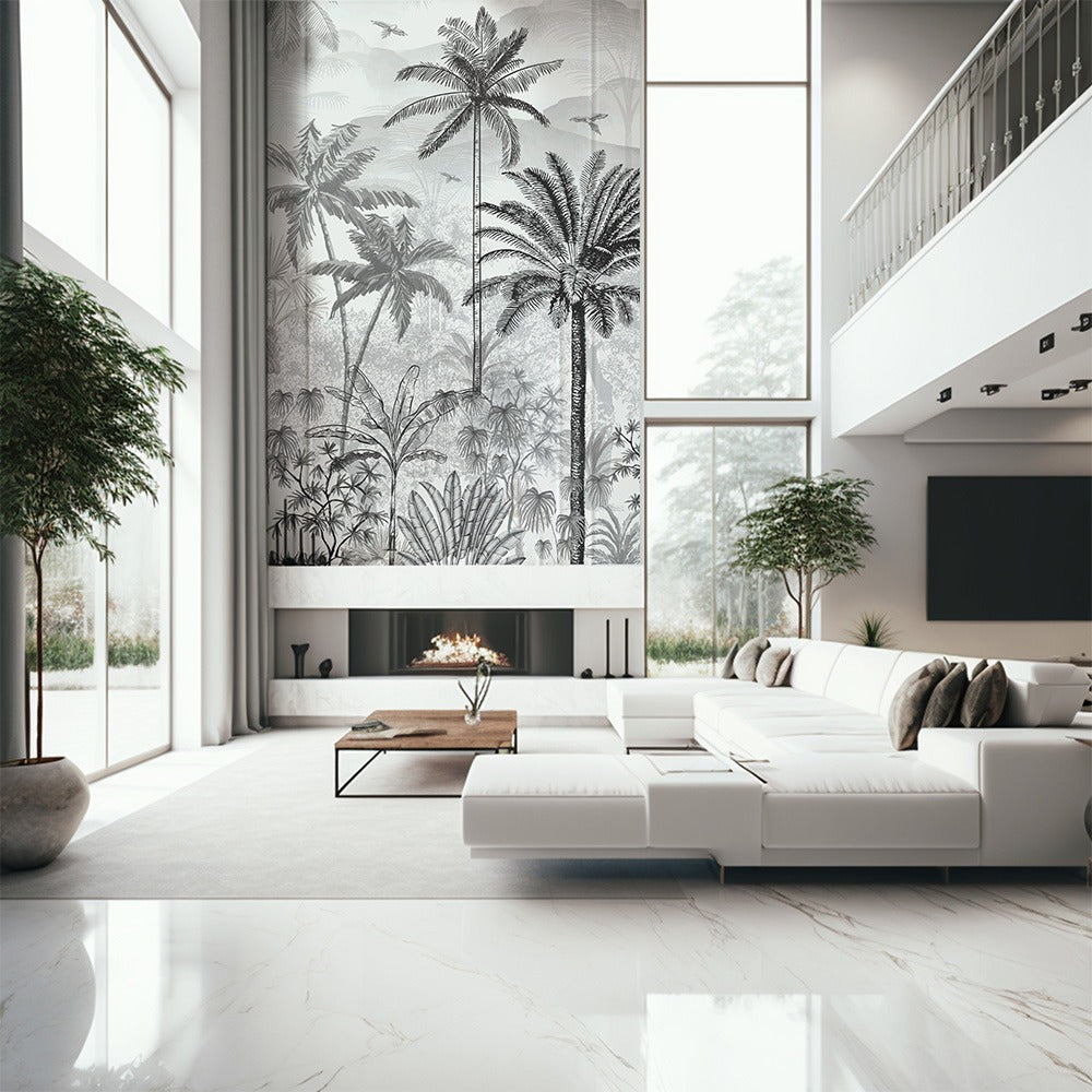 Tropical Panorama Double Height Wallpaper