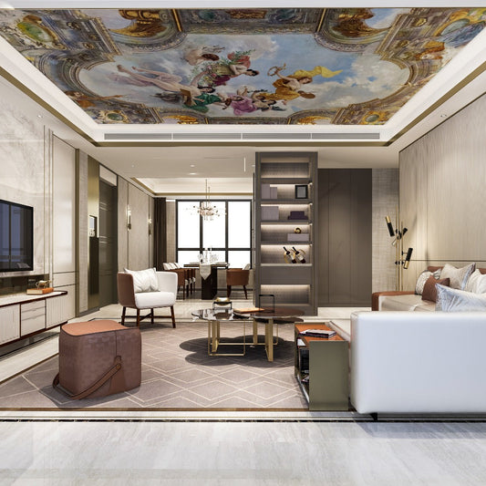 Toulouse Crown wall art Wallpaper