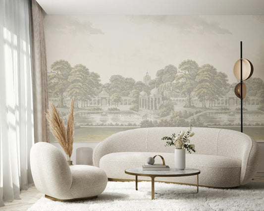 Victorian Garden Wallpaper for living Room