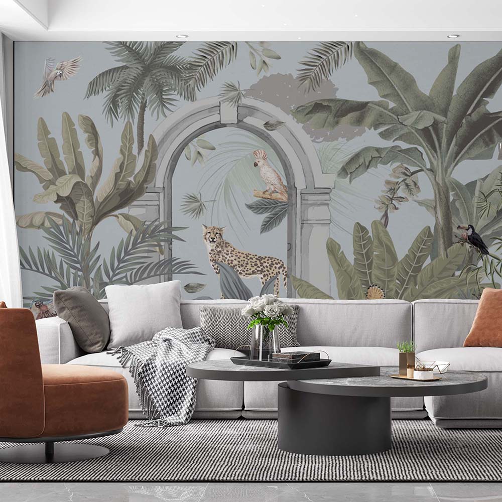 Vintage Tropical wallpaper