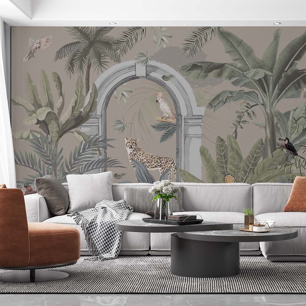 Vintage Tropical wallpaper