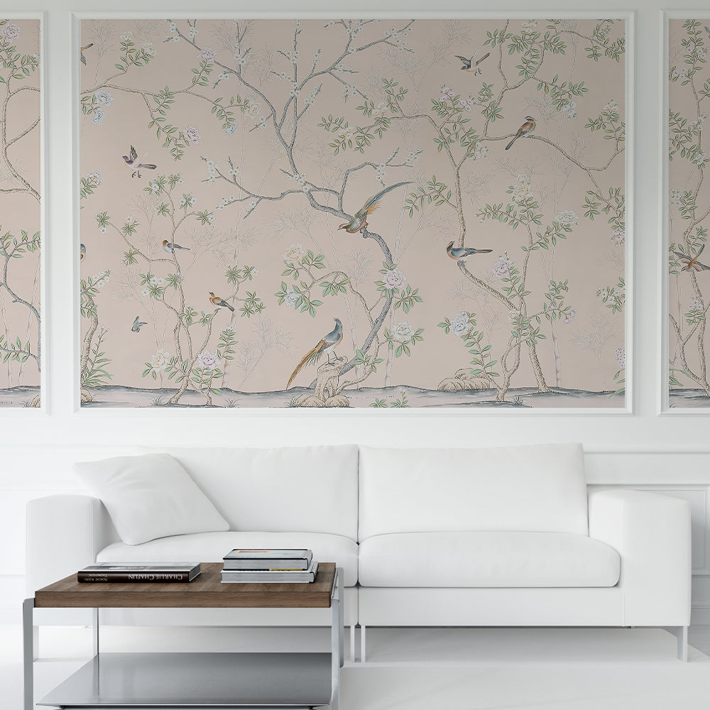 Blush Chinoiserie Wallpaper