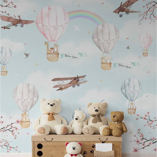 Sky Adventure Wallmural kids room wallpaper