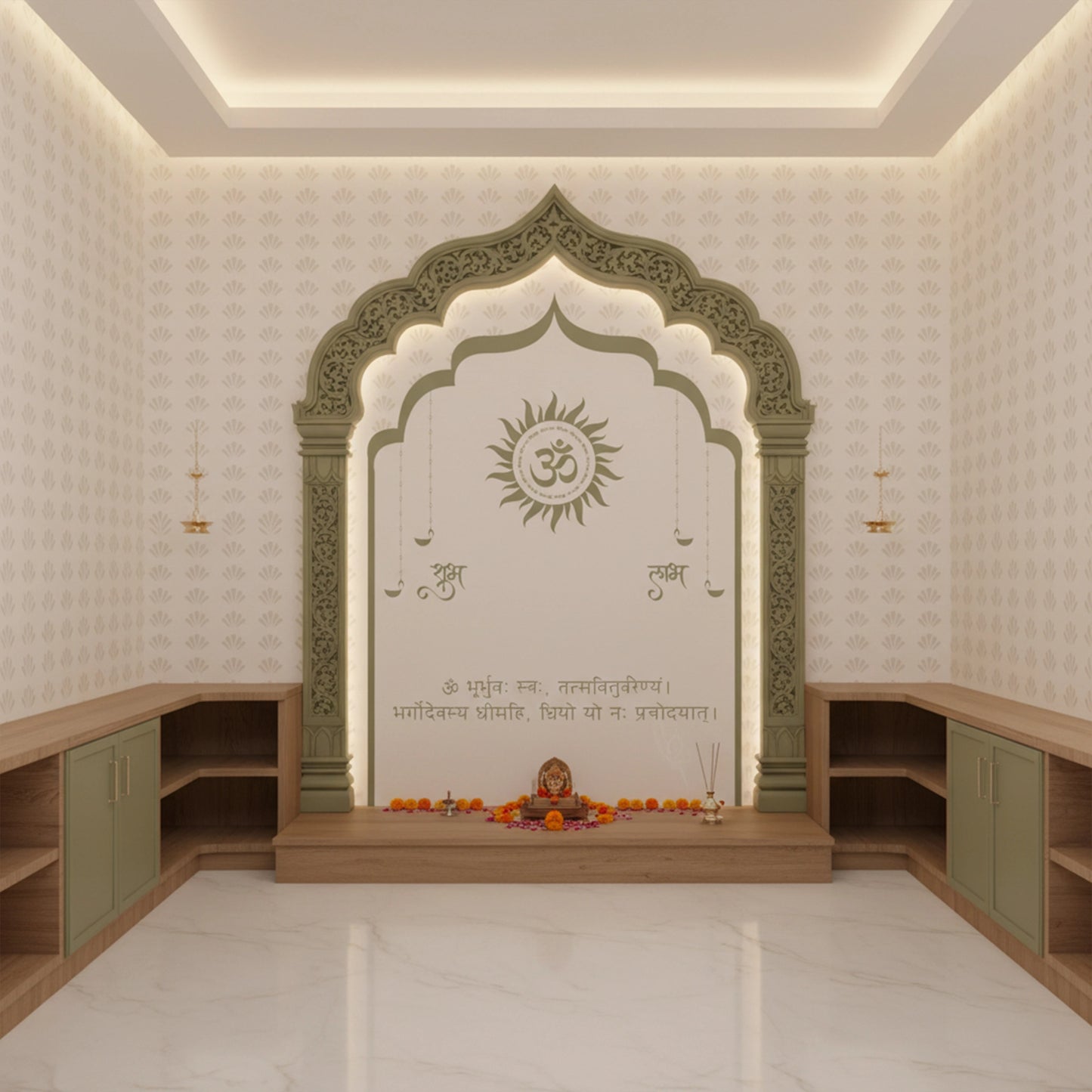 Divine Affirmations Wall mural