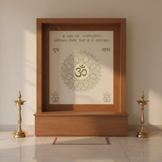 Gayatri Mantra Mural Art Wall
