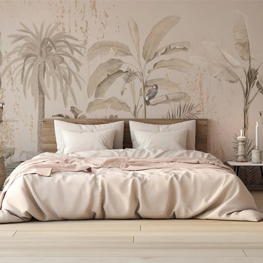 Washed Ferns wallpaper