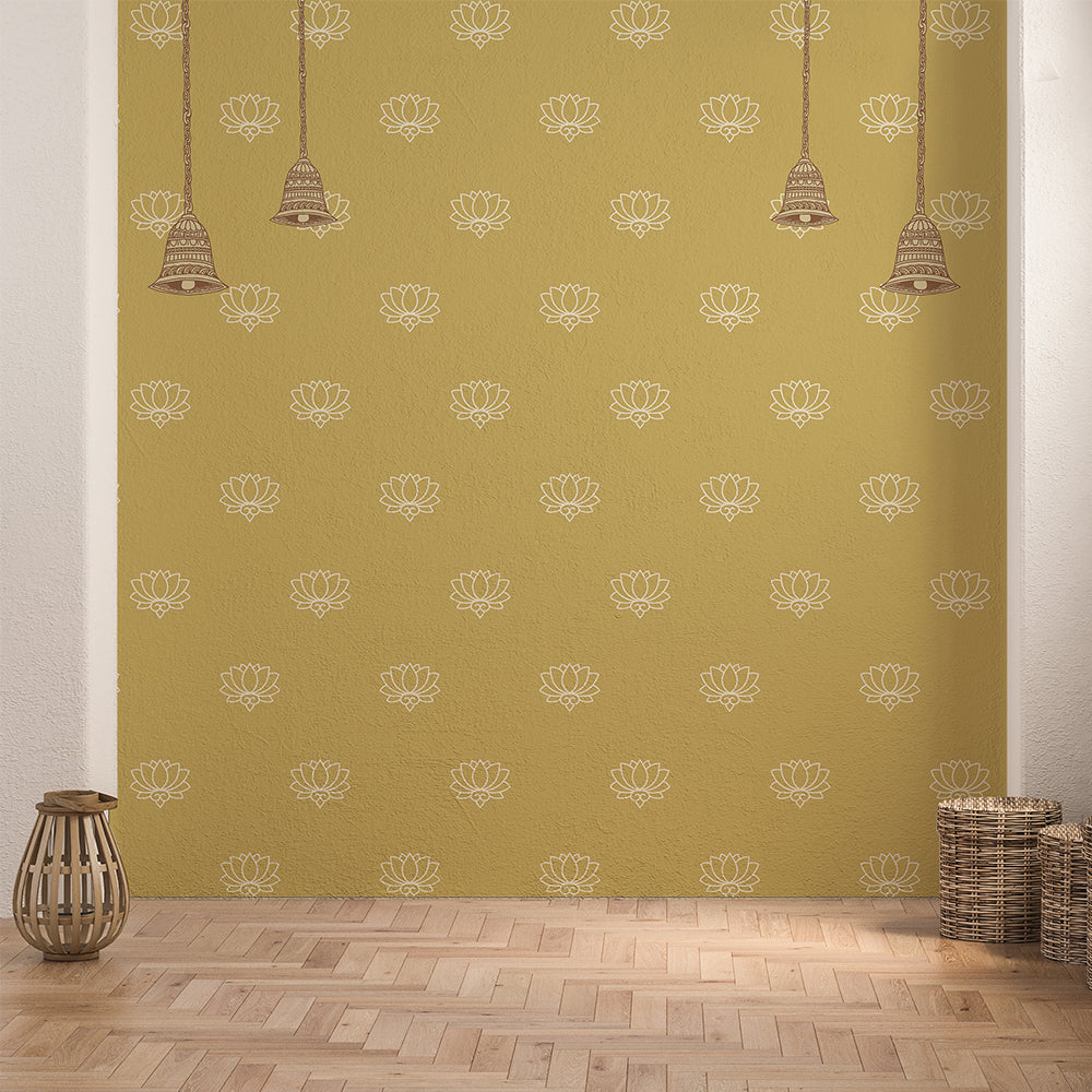 Pichwai Lotus Mural Wall Art