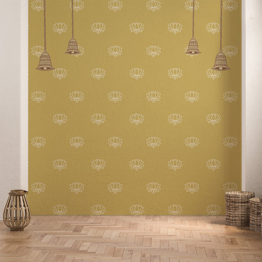 Pichwai Lotus Mural Wall Art