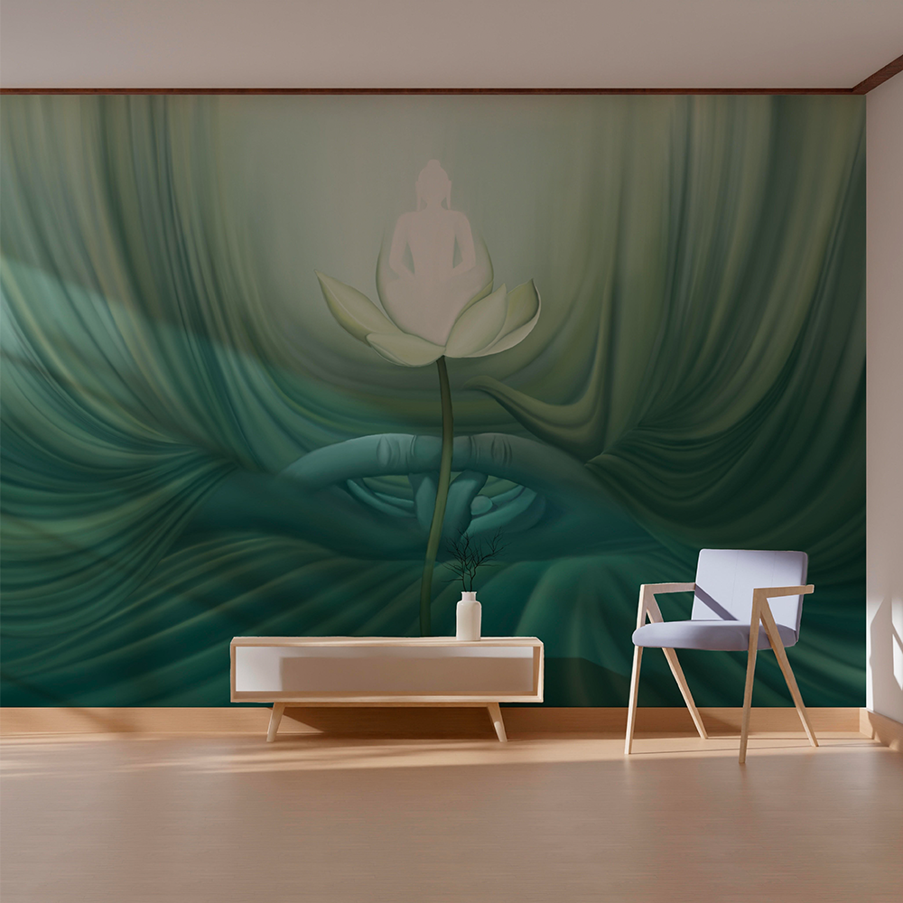 Silent Mist Wall Mural wallpaper