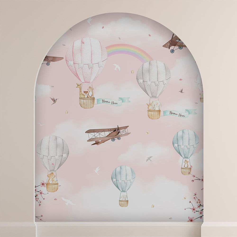 Sky Adventure kids Room Wallpaper for Arch Walls