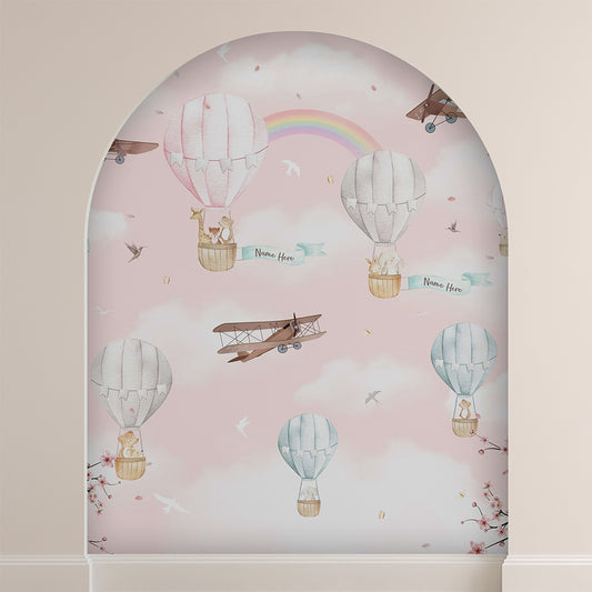 Sky Adventure kids Room Wallpaper for Arch Walls