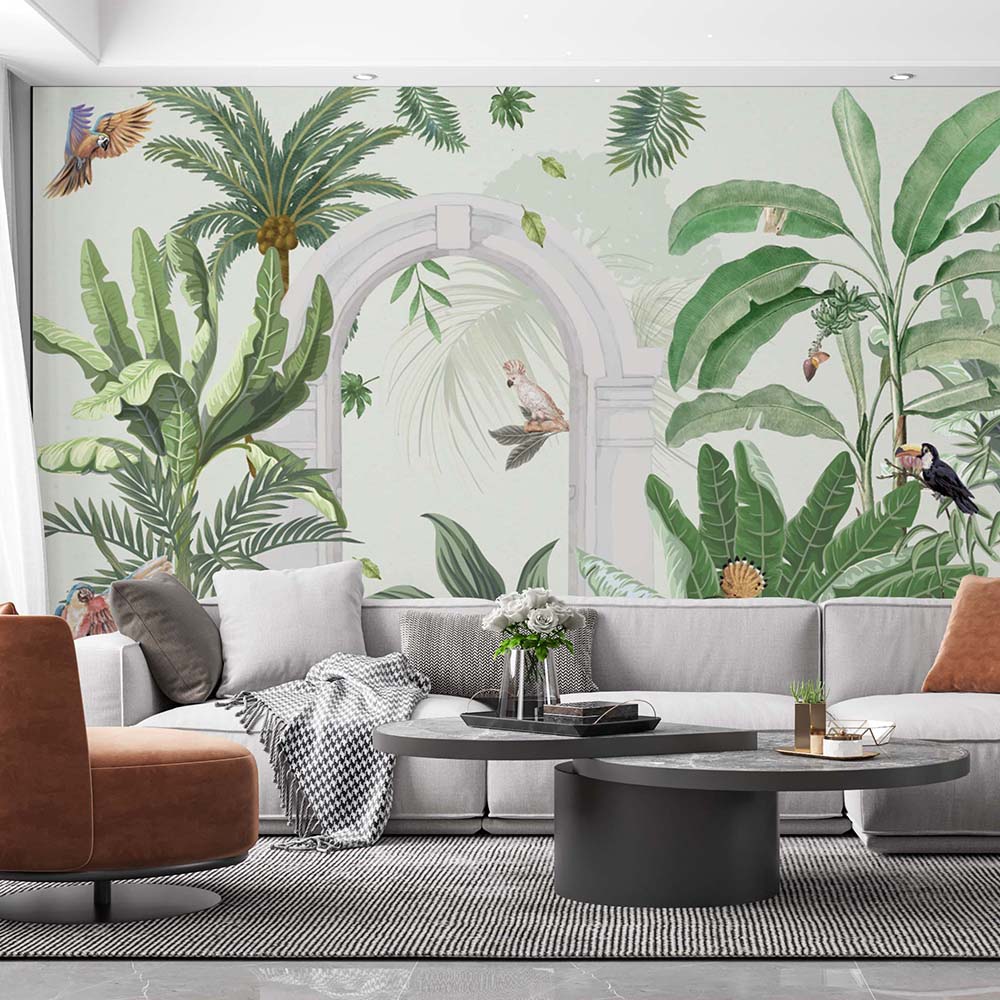 Vintage Tropical wallpaper