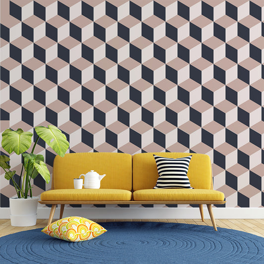 3d Cubes-Wallmural
