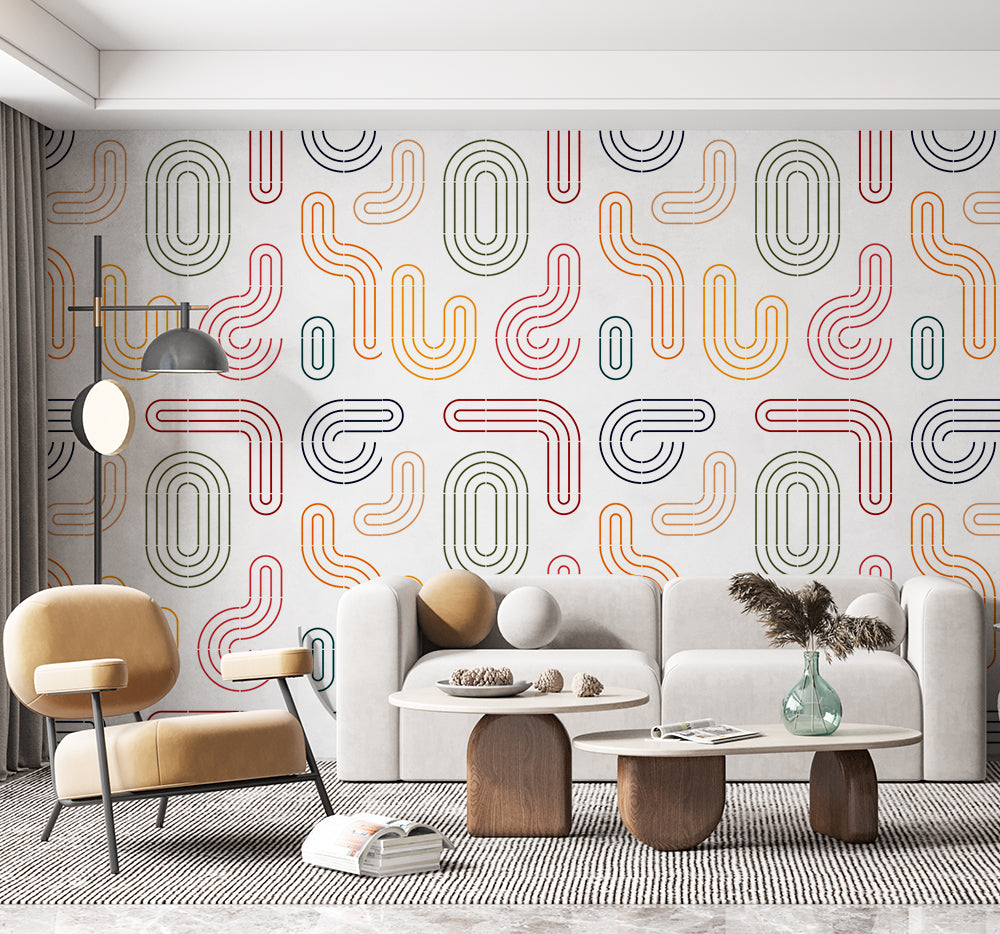 Colorful Abstract | Abstract Wallpaper Mural | Digital Walls