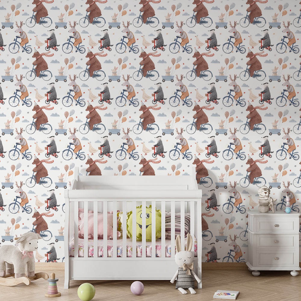 Cute Animals Pattern wallpaper