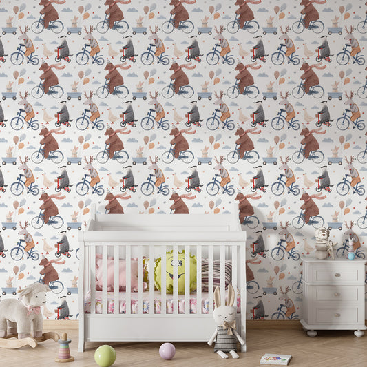 Cute Animals Pattern wallpaper