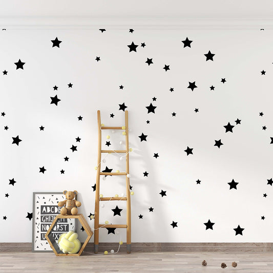 Black & White Stars wallpaper