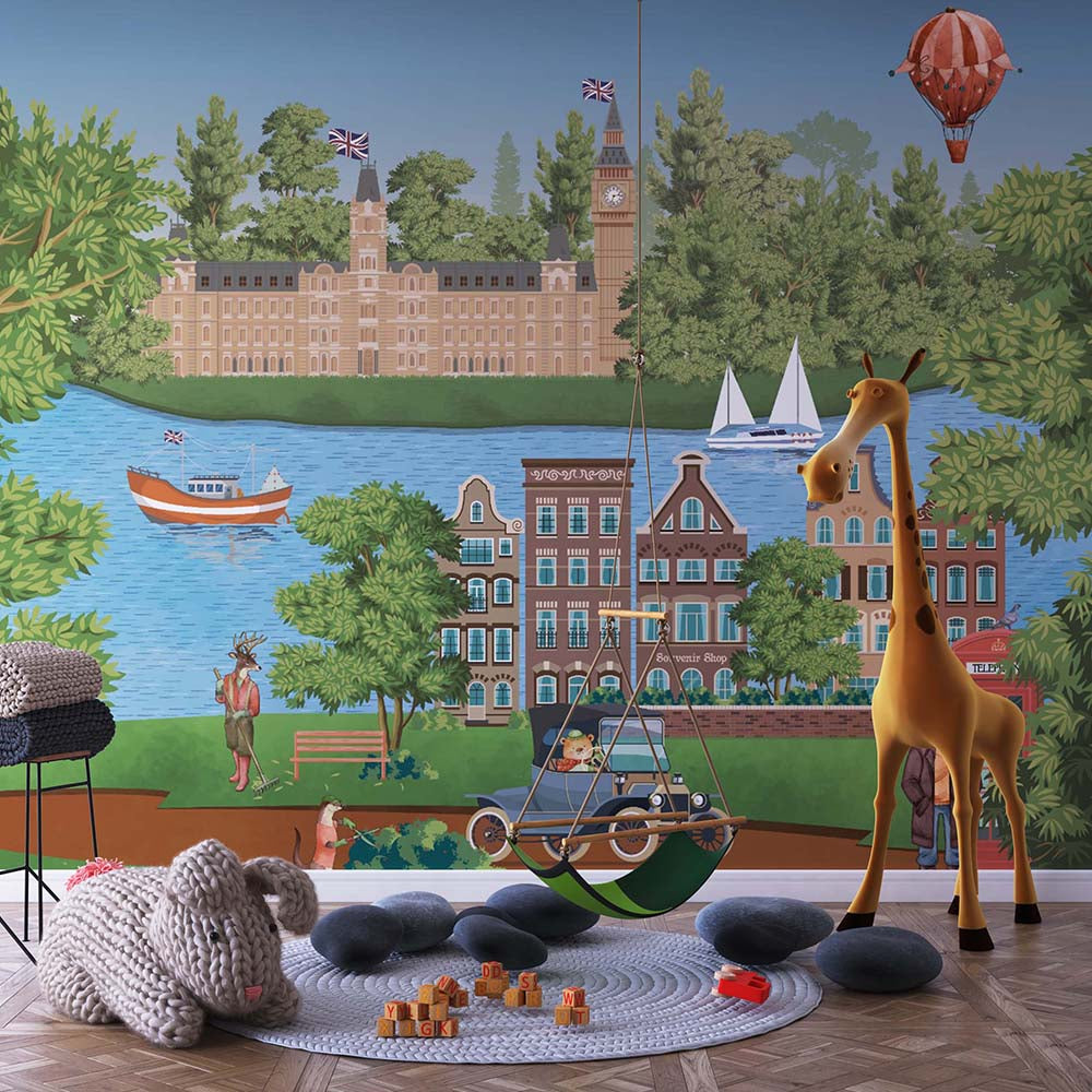 British Countryside wallpaper