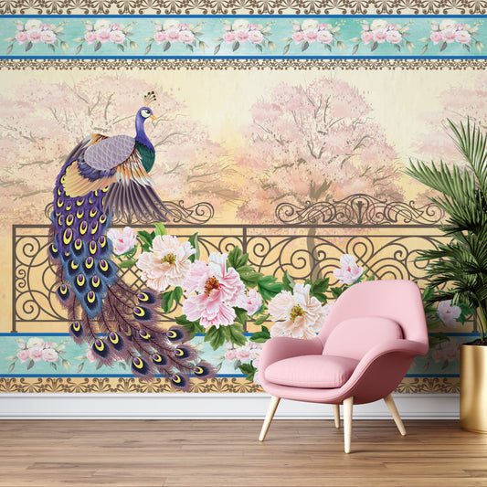 Peacock in Glory wallpaper