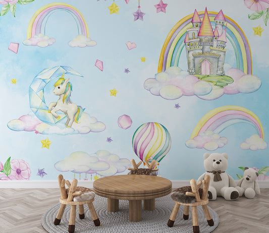 Unicorn Castle wallpaper