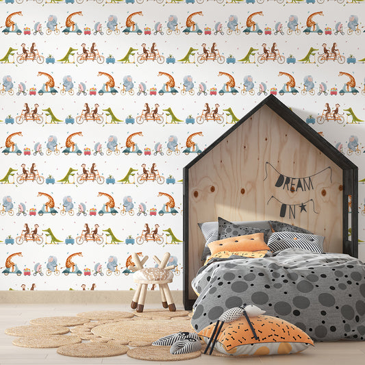Cute Animals Pattern wallpaper