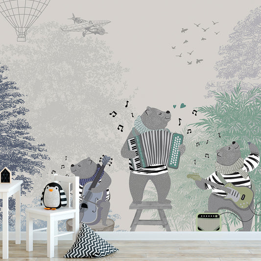 Musical Teddy wallpaper