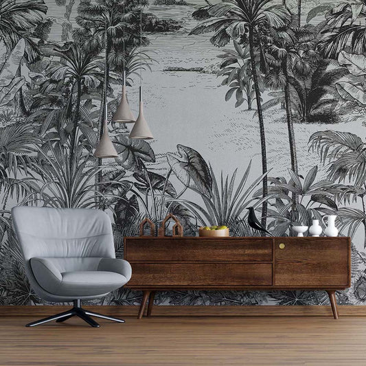 Tropical Lake wall Mural