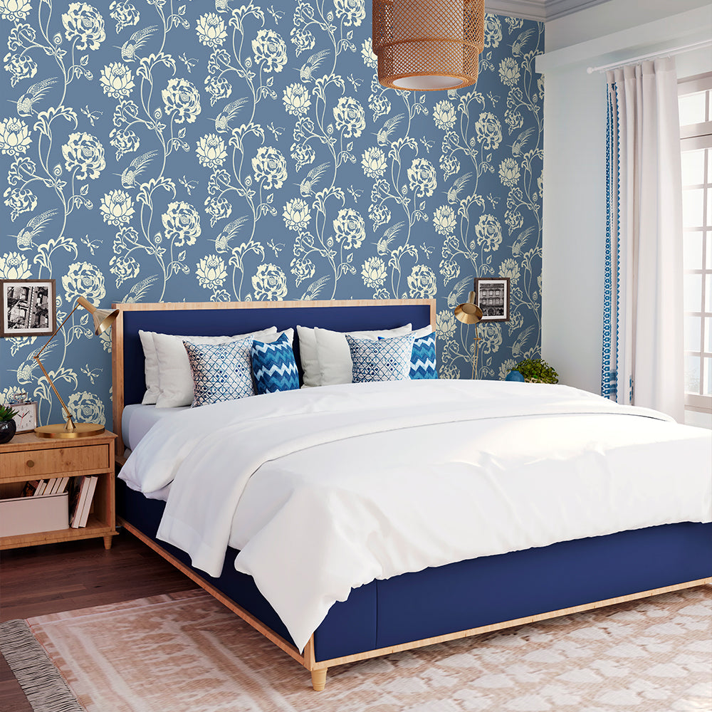 Good Earth - Peony Garden (Azure)